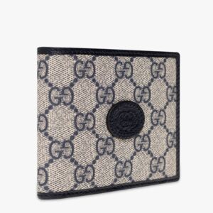 GG BLUE CANVAS WALLET