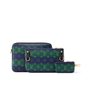 MONOGRAM CANVAS TRIO MESSENGER
