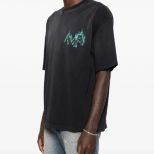 OVERSIZED GREEN FLAME TEE