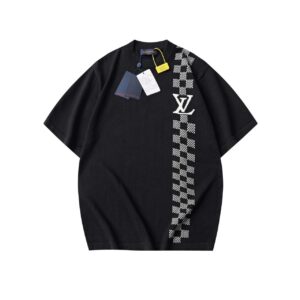 SIDE CHECK PRINT KNIT