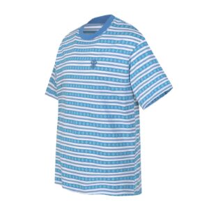 STRIPED BLUE CREW NECK