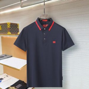 RED COLLAR STITCH LESS POLO