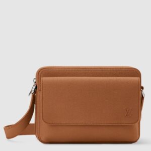 BROWN FLAPPY POUCH