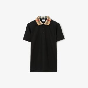 CHECK COLLAR COTTON POLO