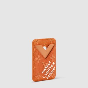 TANGERINE SCRIPT CARD HOLDER