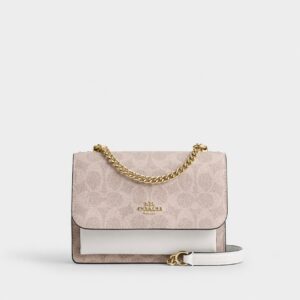 BEIGE WHITE CROSSBODDY BAG