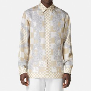 Medusa Contrasto Silk Shirt