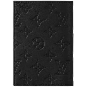 BLACK NOIR PASSPORT COVER