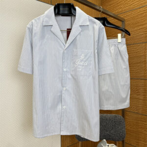 ROYAL STRIPE RESORT SHIRT