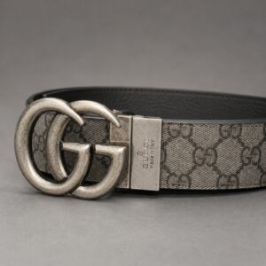 VINTAGE MONOGRAM DOUBLE-G DESIGNER BELT