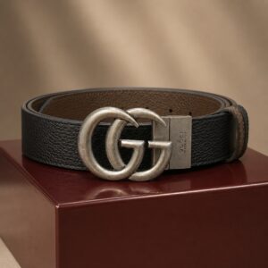 VINTAGE DOUBLE-G PREMIUM LEATHER BELT