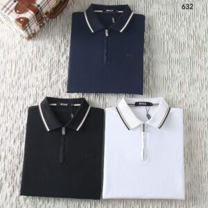 TRI-TONE ZIP POLO